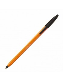 BOLIGRAFO BIC NARANJA PUNTA FINA NEGRO.