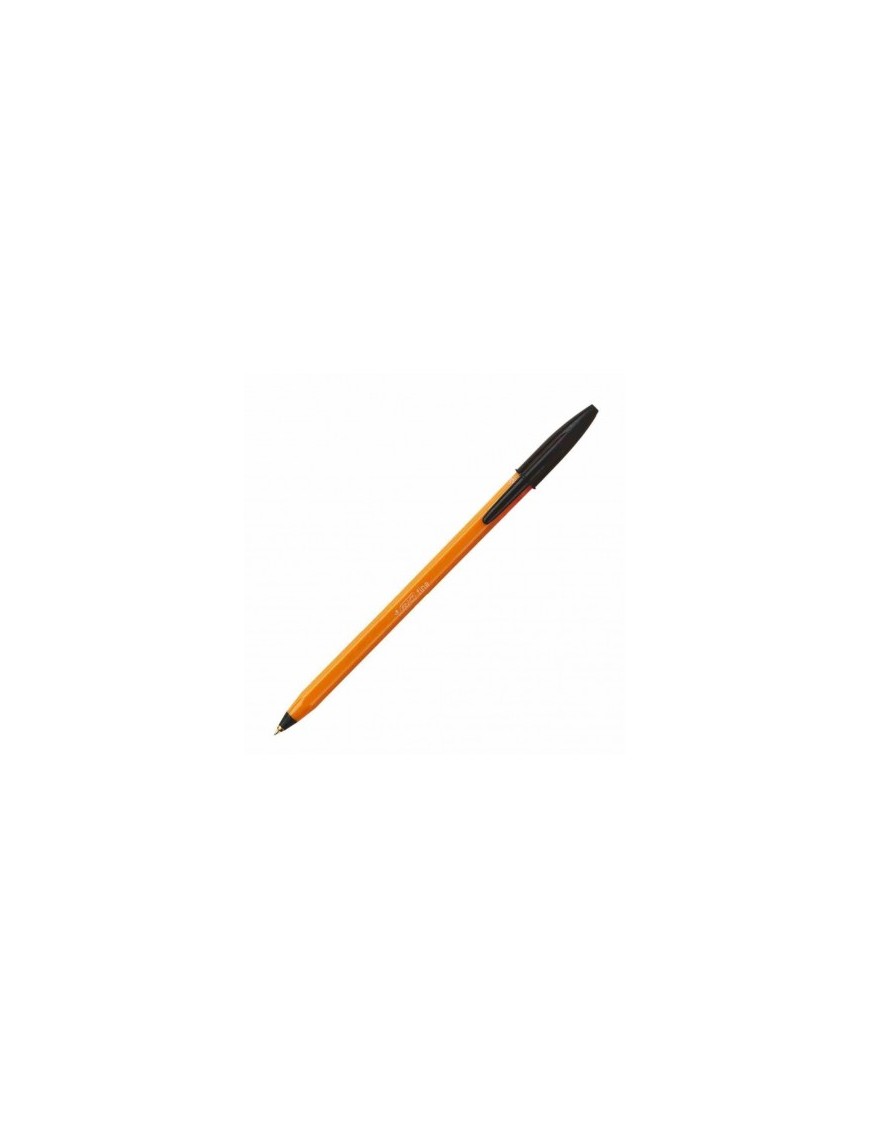 BOLIGRAFO BIC NARANJA PUNTA FINA NEGRO.