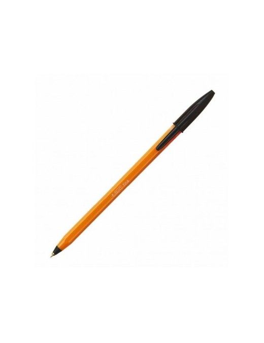 BOLIGRAFO BIC NARANJA PUNTA FINA NEGRO.