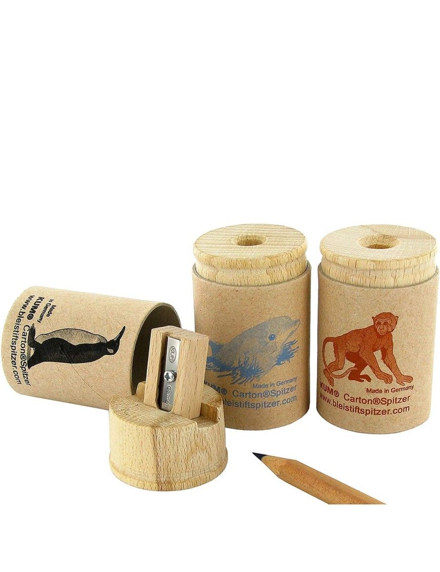 SACAPUNTAS MADERA ECO DEPOS 1 USO 20UDS