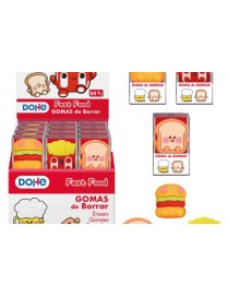 GOMAS DE BORRAR FAST FOOD