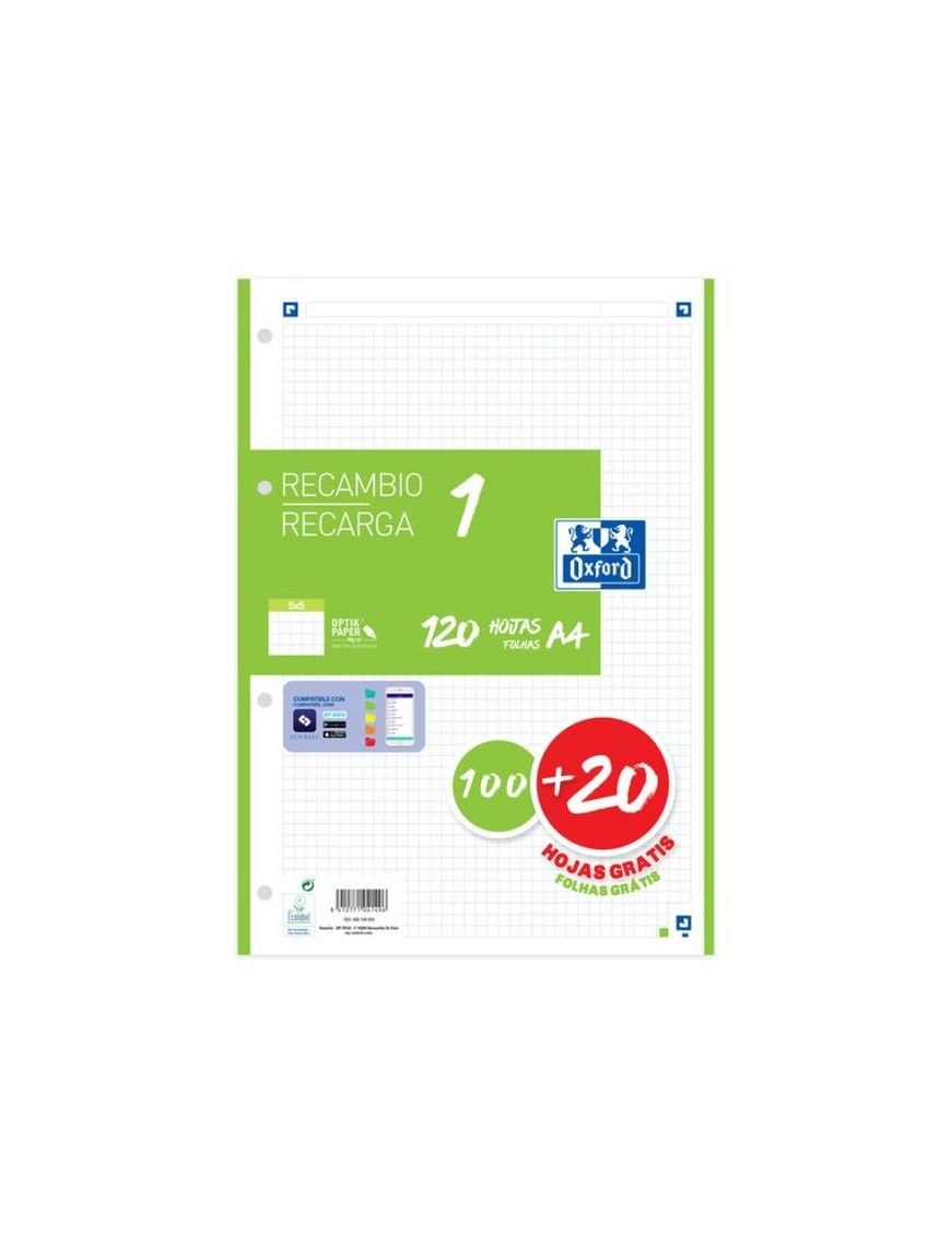 RECAMBIO COLOR 100+20 OXFORD VERDE