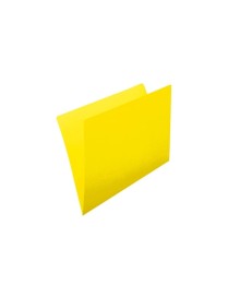 SUBCARPETA FOLIO AMARILLO FUERTE 185GRS