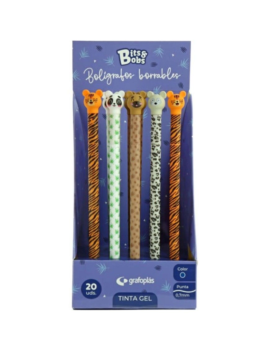 BOLIGRAFO GEL BORRABLE ANIMALES