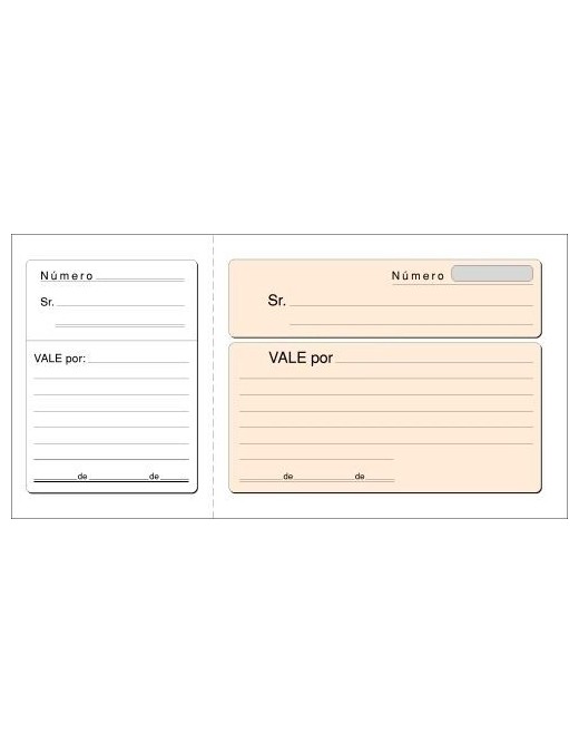 TALONARIO VALES T-14 LOAN