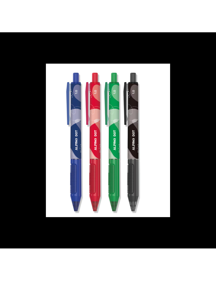 BOLIGRAFO ALPINO SOFT TOUCH AZUL CAJA 24 UD.