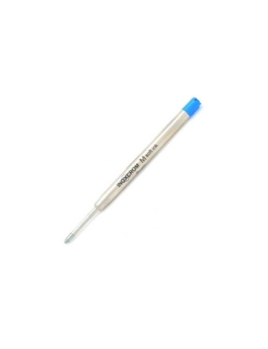 RECAMBIO BOLIGRAFO INOXCRON METALICO MEDIUM AZUL.