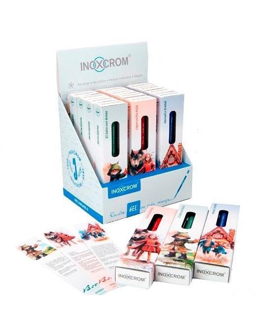 BOLIGRAFO D-12 BOOKS CUENTOS-2 INOXCROM