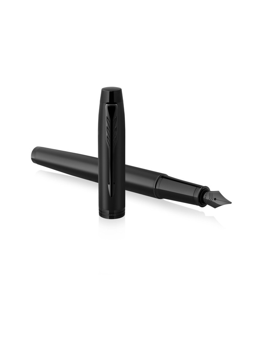 PARKER PLUMA IM ACHROMATIC NEGRO BT