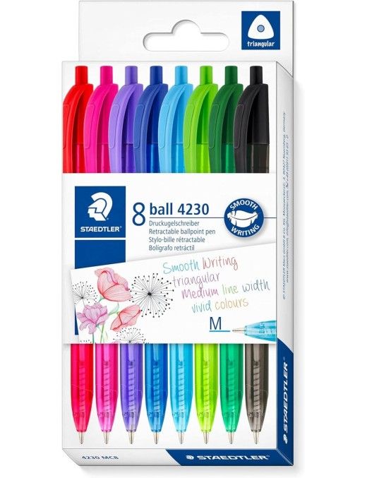 BOLIGRAFO STAEDTLER 4230 BOLSA DE 8 COLORES