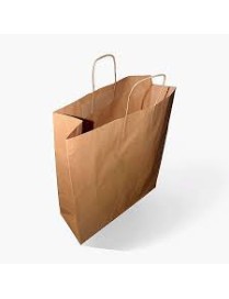 BOLSA DE PAPEL KRAFT 32+14X40 SURTIDO