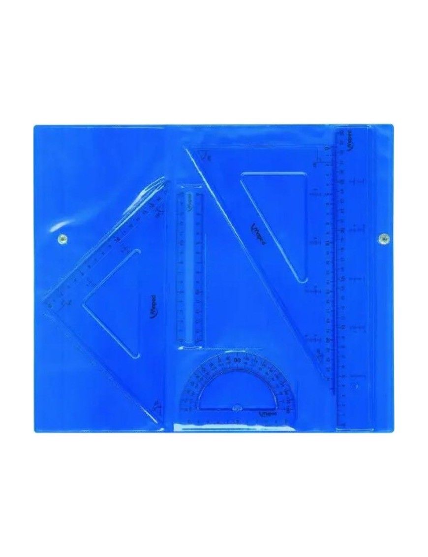 JUEGO REGLAS BOLSA C/CIERRE MAPED