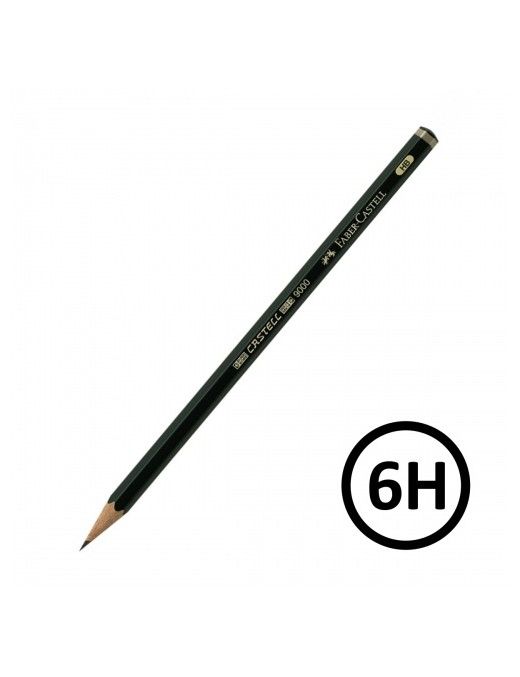 LAPICES FABER CASTELL SERIE 9000 6H