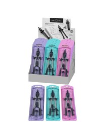 COMPAS FABER CASTELL AJUSTE RAPIDO 32722 PASTEL