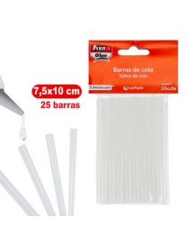 BOLSA 25 BARRAS SILICONA 7.5X100 FIXO