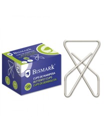 CLIPS MARIPOSA Nº 20 58 MM. 12 UDS. BISMARK