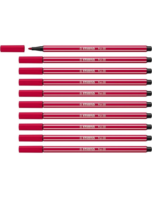 ROTULADOR STABILO POINT 68 ROJO