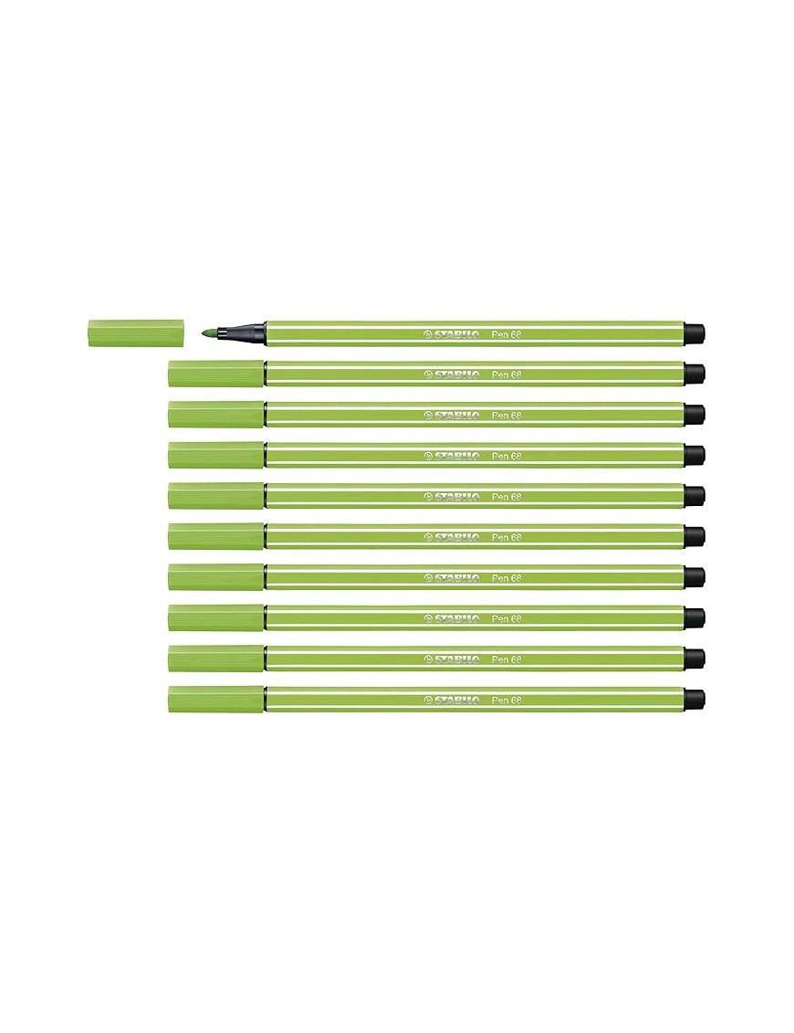 ROTULADOR STABILO POINT 68 VERDE CLARO