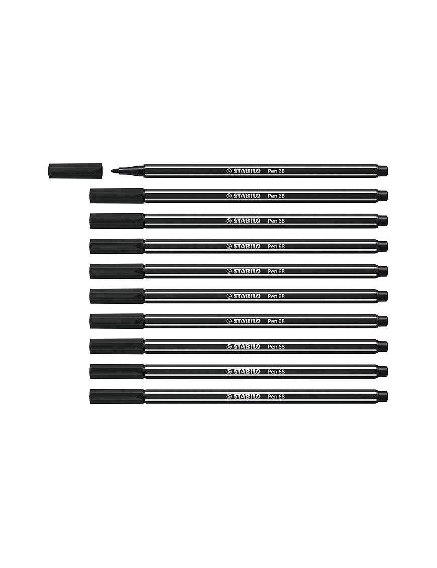 ROTULADOR STABILO POINT 68 NEGRO