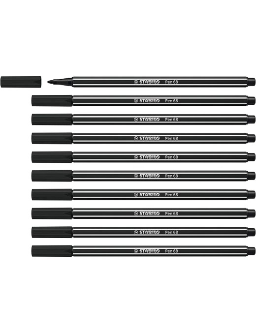 ROTULADOR STABILO POINT 68 NEGRO