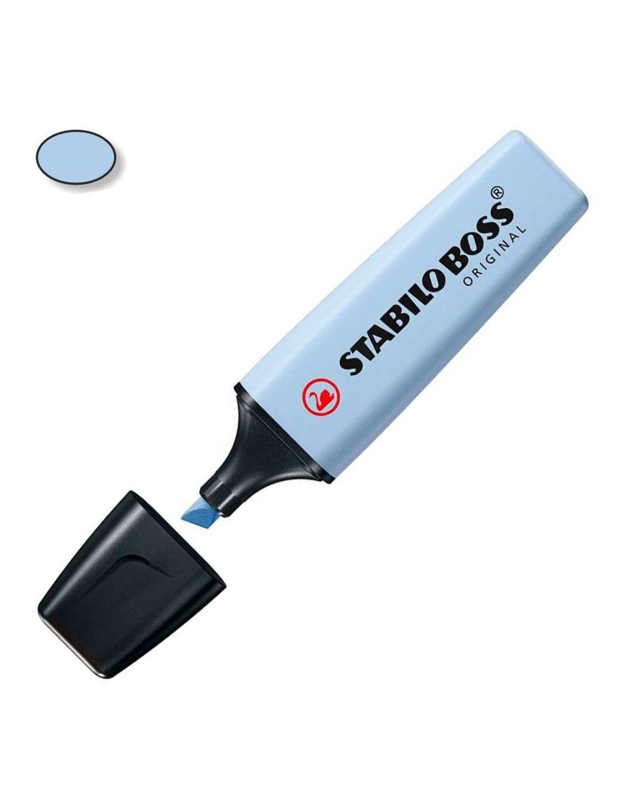ROTULADOR STABILO BOSS PASTEL AZUL VENTOSO