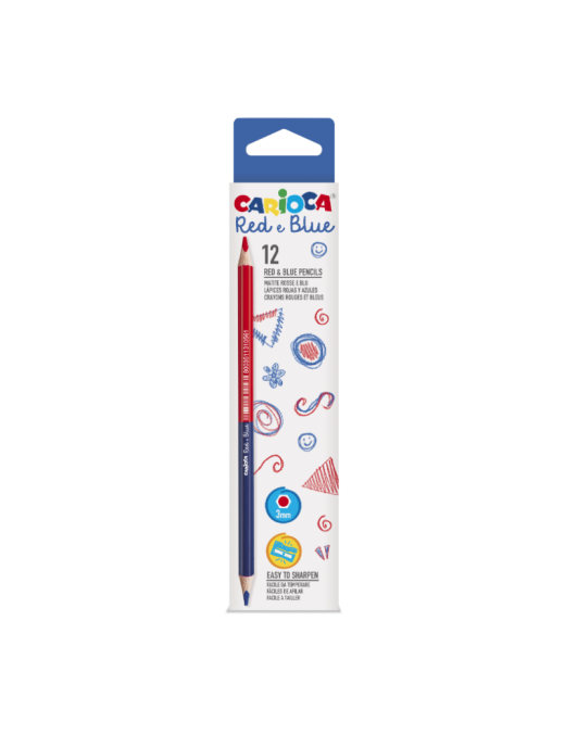 LAPICERO BICOLOR CARIOCA PACK 12