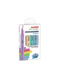 ESTUCHE SUBRAYADOR EXPERIENCE GLIETER 6 UDS