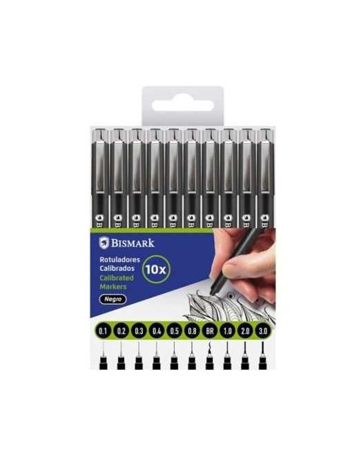 SET ROTULADOR CALIBRADO 10 UNIDADES