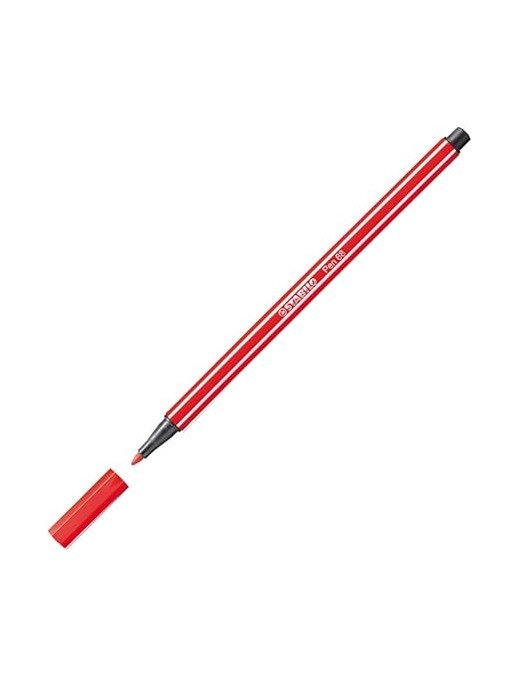 ROTULADOR STABILO POINT 68 FLUO ROJO