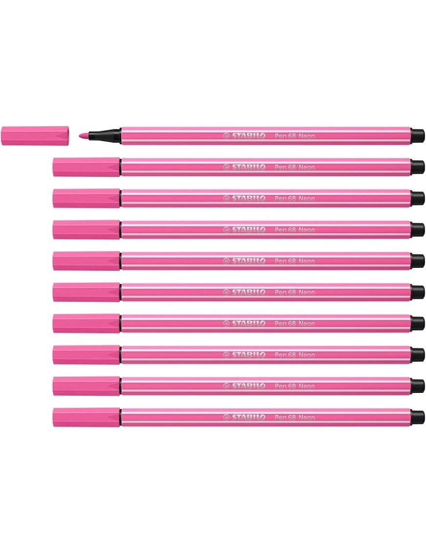 ROTULADOR STABILO POINT 68 FLUOR ROSA