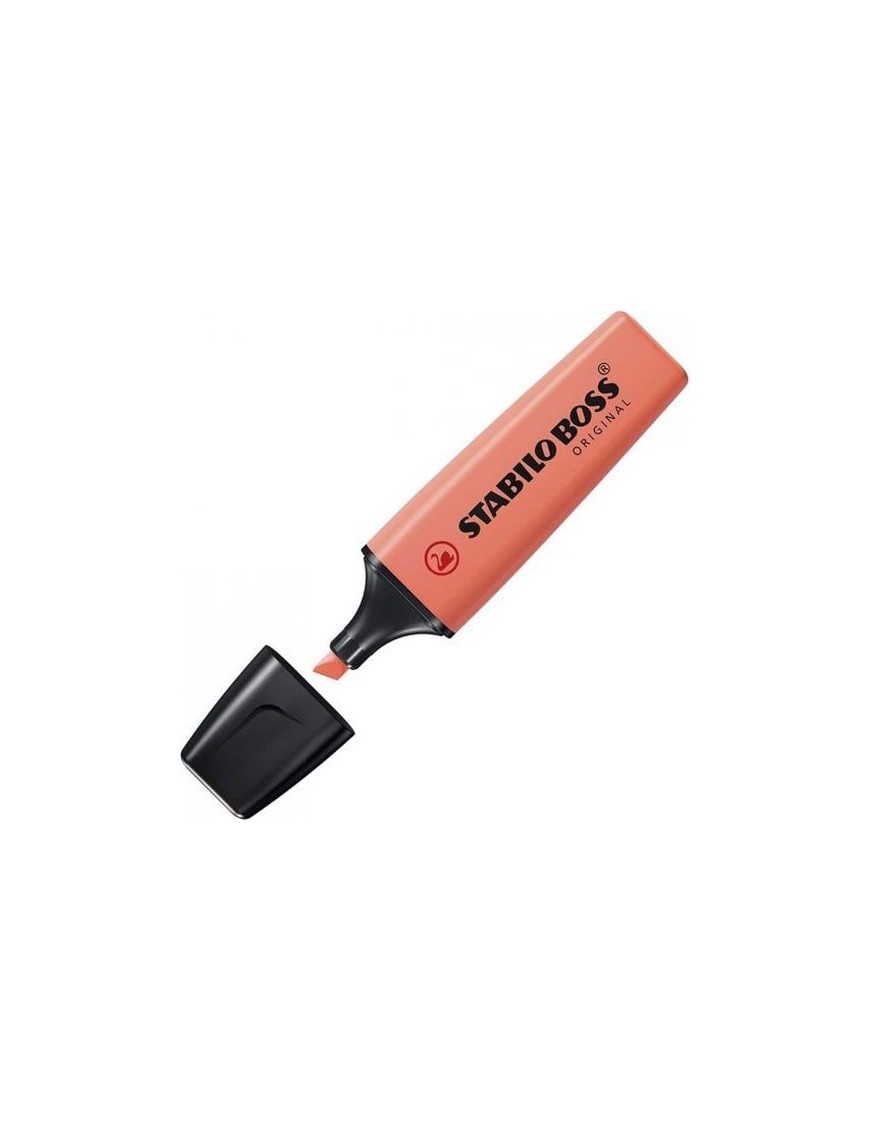 ROTULADOR STABILO BOSS PASTEL CORAL MELOSO