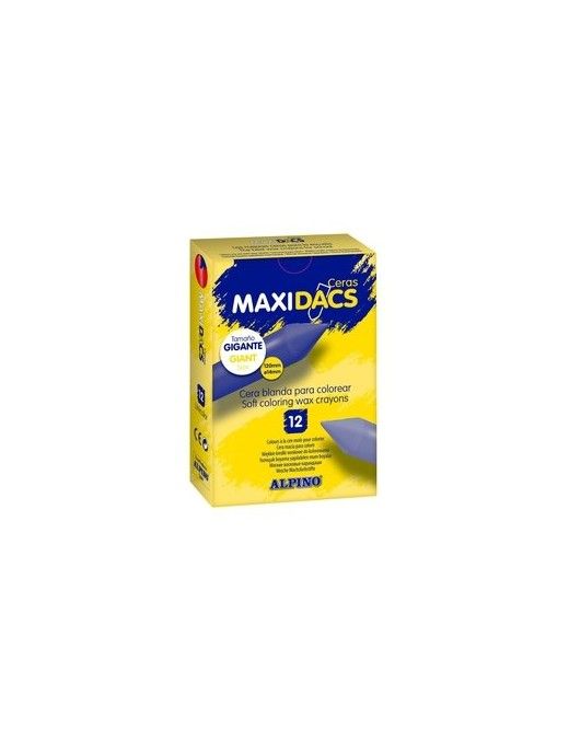 CAJA DE 12 CERAS MAXIDACS NEGRO