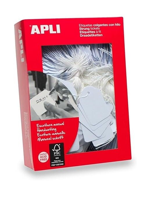 ETIQUETA COLGANTE 7X19 CAJA 1000