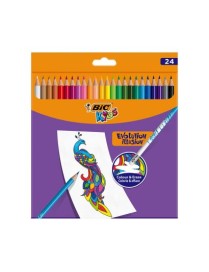 LAPICES DE COLORES BIC KIDS 24UDS EVOLUTION STRIP