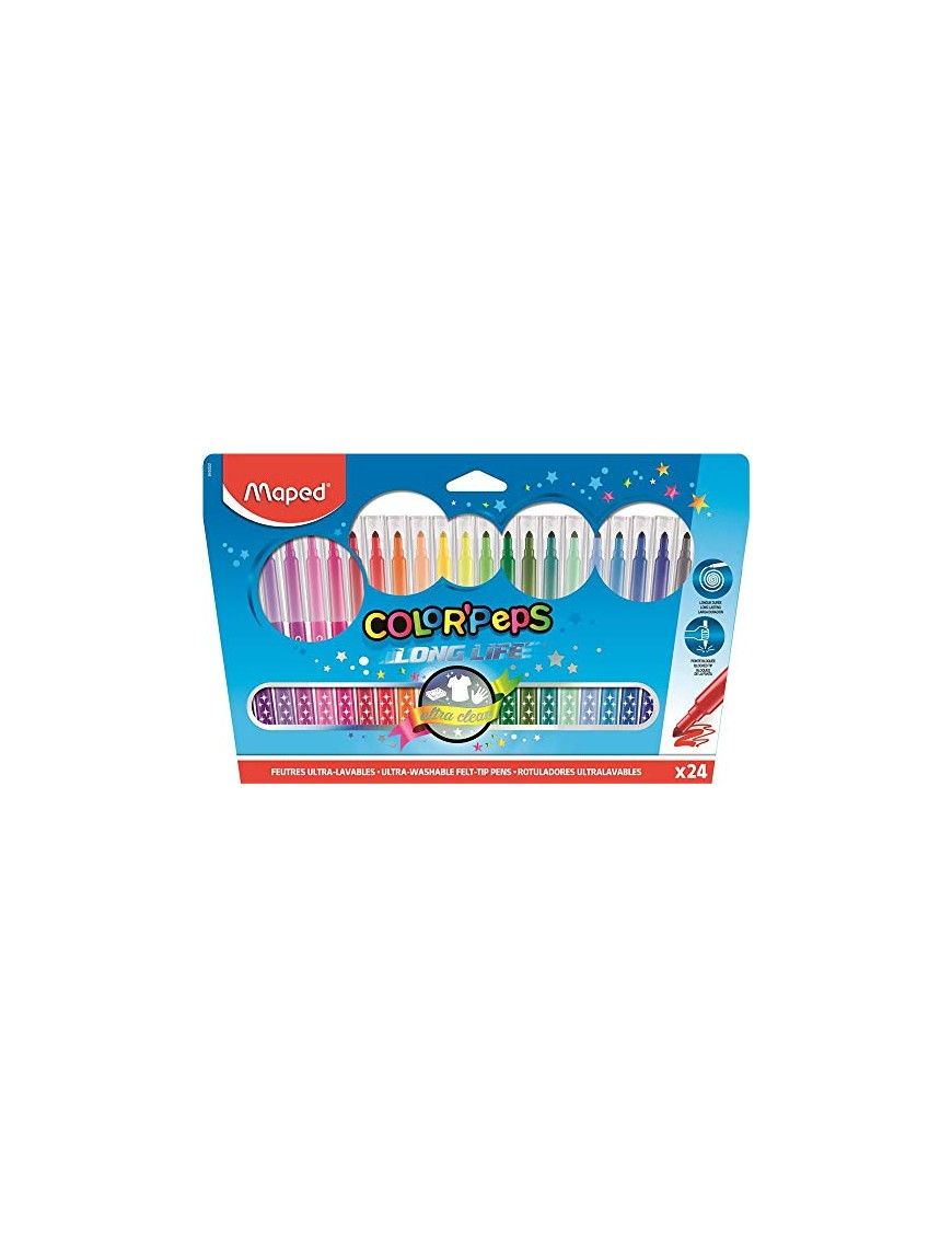 ROTULADOR MAPED COLOR.PEPS C/24 U.