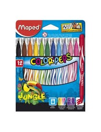 ROTULADOR COLOR PEP JUNGLE 12 UDS