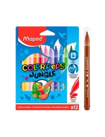 ROTULADOR MAPED JUNGLE 12 UDS