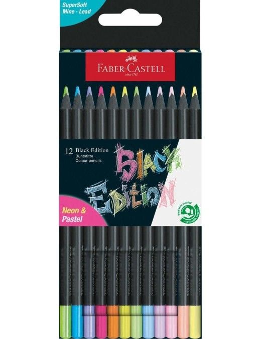 LAPICES FABER LAPIZ BLACK EDITION 12