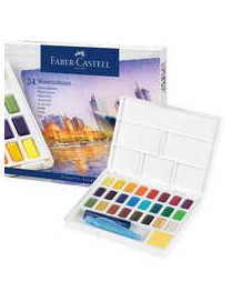 PACK 24 ACUARELAS PASTILLAS CS