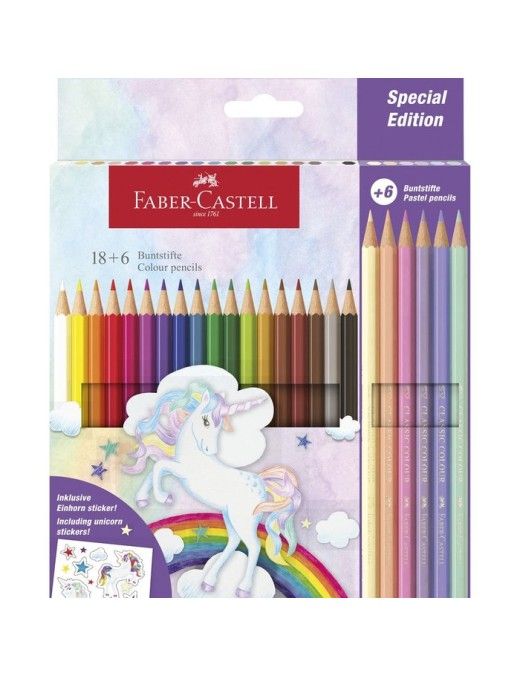 EST. CARTÓN 18+6 LAP. COLORES. ED. UNICORNIO