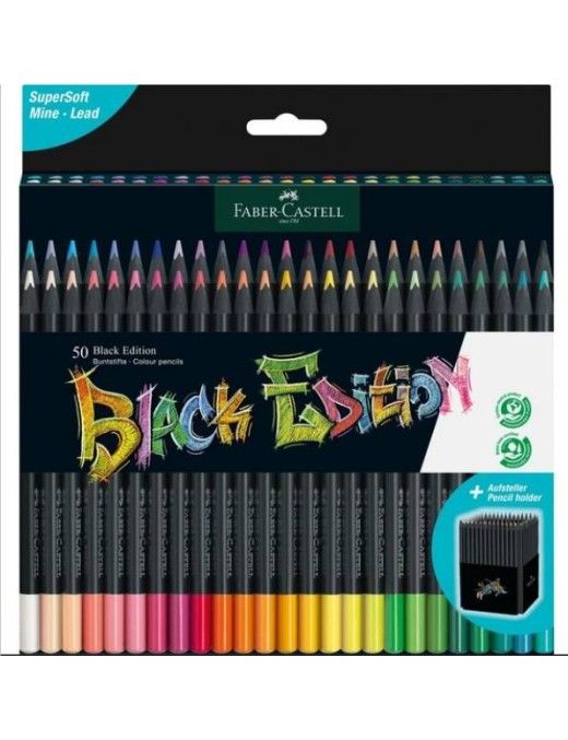 ESTUCHE 50 LAP. COLOR BLACK EDITION