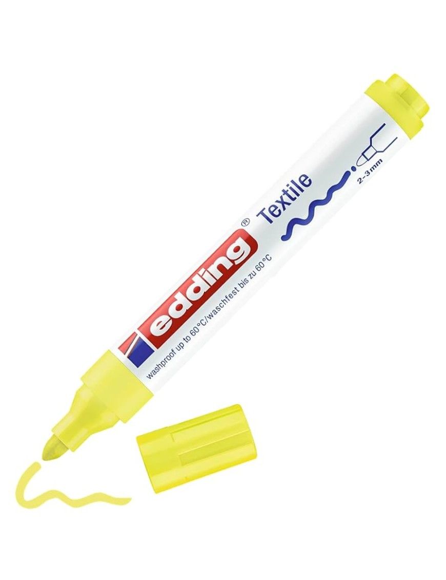 MARCADOR P.ROPA T-SHIRT AMARILLO.