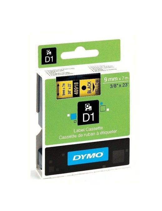 CINTA DYMO 40918 AMARILLO 9MM