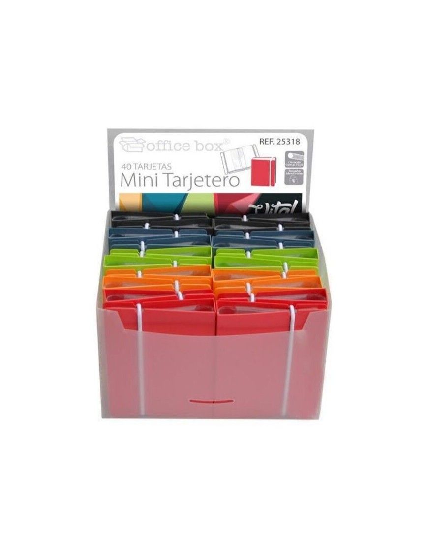MINI TARJETERO VITAL COLOR FRAGA 40 TARJETAS
