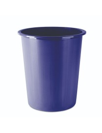 PAPELERA PLASTICO AZUL CAPACIDAD 14 LITROS FAIBO