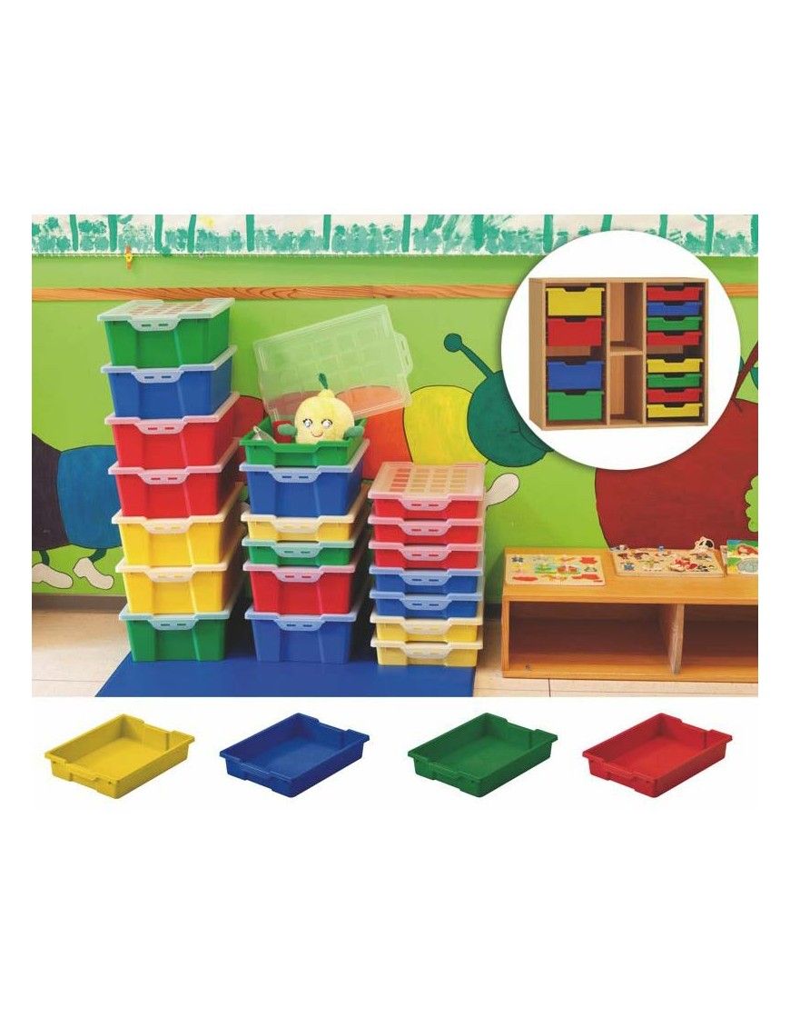 BANDEJA ESCOLAR MULTIUSO 420X310X73 SURT