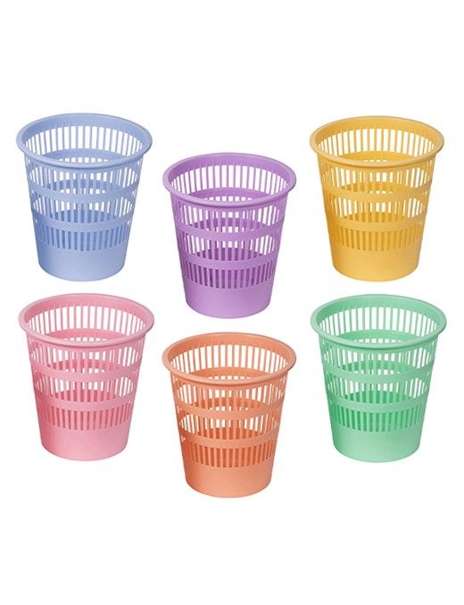 PAPELERA REJILLA COLORES PASTEL FAIBO