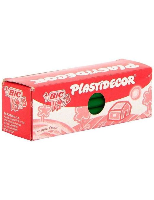 CAJA DE PLASTIDECOR UNICOLOR C/ 25 U. VERDE CLARO