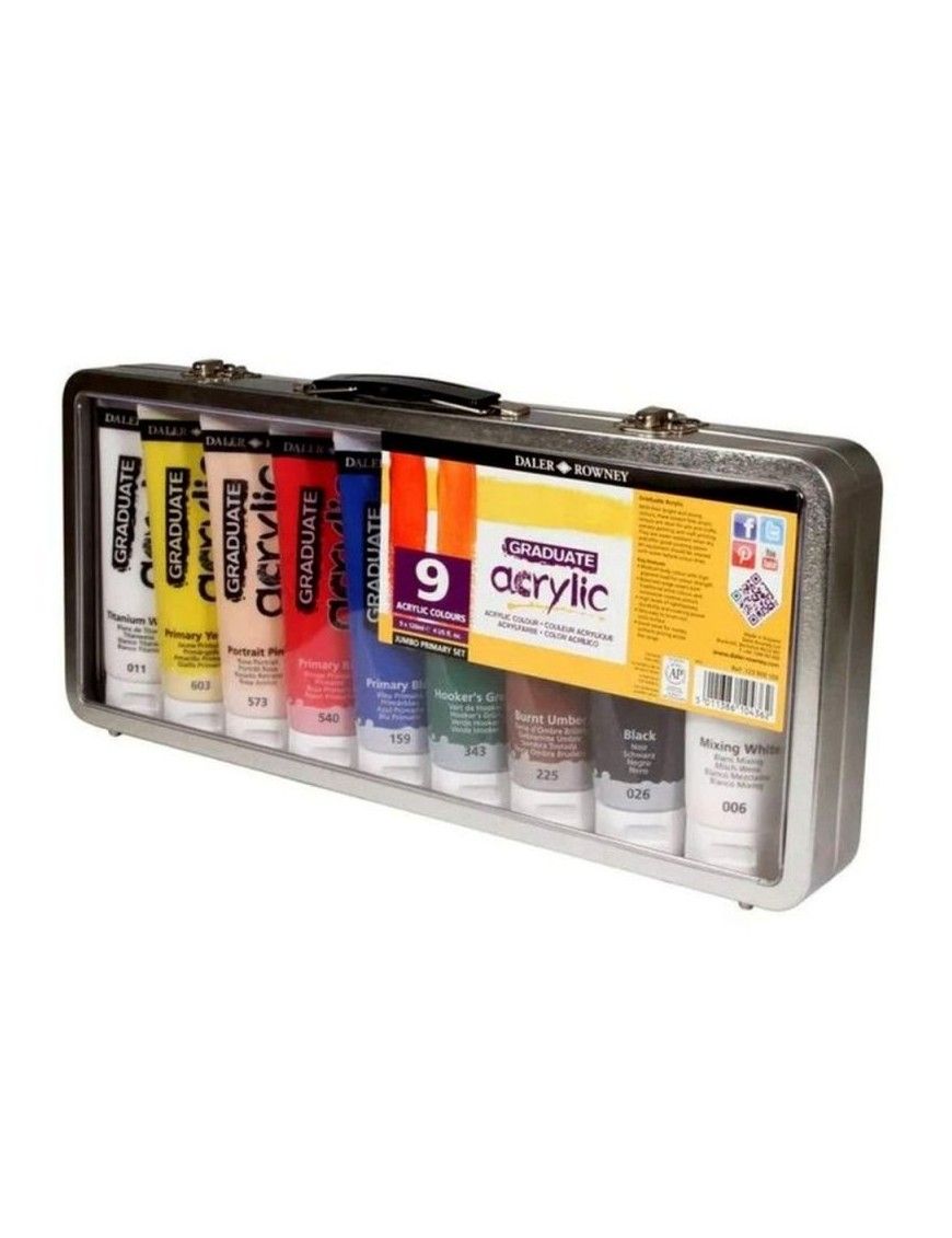 ACRILICO 9X120ML JUMBO SET