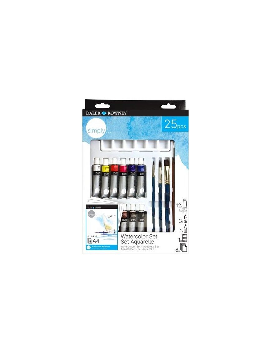 SET ACUARELA 25 PZA DALER ROWNEY
